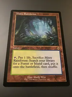 MTG Modern Horizons 2 Retro Frame #438 Misty Rainforest NM - Image 1