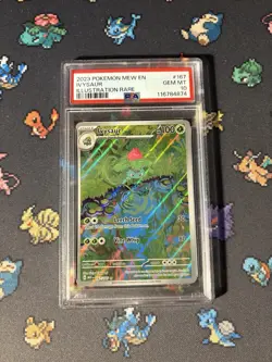 Pokemon Cards Ivysaur 167/165 Illustration Rare Pokemon 151 - PSA 10 GEM MINT - Image 1