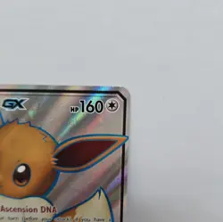 Pokemon TCG Eevee GX SM242 Full Art Holo Rare Promo S&M Black Star Promo Card NM - Image 3