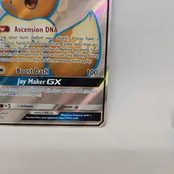 Pokemon TCG Eevee GX SM242 Full Art Holo Rare Promo S&M Black Star Promo Card NM - Image 4