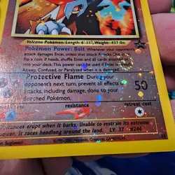 Entei 34 Black Star Reverse Holo Rare Promo Wizard Pokemon Card NM-LP - Image 2