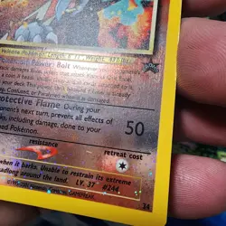 Entei 34 Black Star Reverse Holo Rare Promo Wizard Pokemon Card NM-LP - Image 3