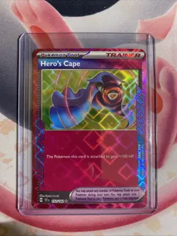 Hero's Cape 152/162 Temporal Forces ACE SPEC Rare Holo Pokemon TCG NM/M - Image 3