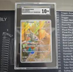SGC 10 2024 Pokemon Mimikyu Paldean Fates ETB Illustration Rare Promo SVPEN 075 - Image 1