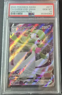 2020 Pokemon SWSH Gardevoir VMAX Champions Path 017/073 - PSA 10 - Image 1