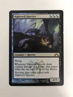 Nightveil Specter MTG Magic the Gathering Card LP Lightly Played GTC - Image 1