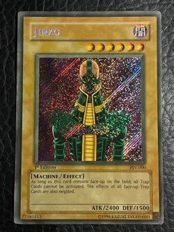 Yugioh Jinzo PSV-000 1st Edition Secret Rare Faded Misprint - Image 1