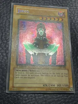 Yugioh Jinzo PSV-000 1st Edition Secret Rare Faded Misprint - Image 3