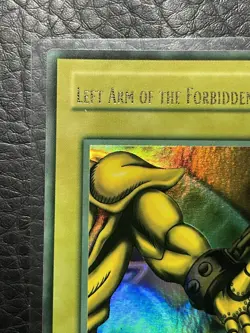 Yugioh Left Arm Of The Forbidden One LOB-123 1st Ed North American Wavy Faded - Image 4