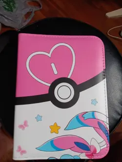 Pokemon Card Binder -- 4 Slot Sheets -- 50 Pages Holds 400 Cards - Image 1