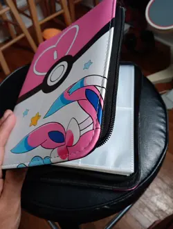 Pokemon Card Binder -- 4 Slot Sheets -- 50 Pages Holds 400 Cards - Image 4
