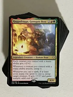 Raggadragga, Goreguts Boss Commander Deck MTG DnD EDH 100 Cards Red Green - Image 1