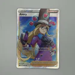 Avery Full Art Trainer 187/198 Chilling Reign Ultra Rare NM Pokemon Card TCG - Image 1