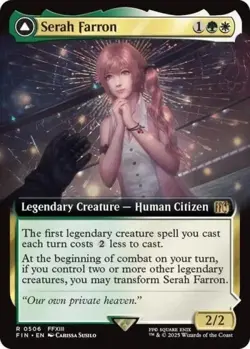 Serah Farron (Extended Art) MTG Near Mint NM Universes Beyond: FINAL FANTASY - Image 1