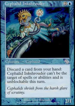 Cephalid Inkshrouder -Foil Heavy Play MTG Judgment - Image 1