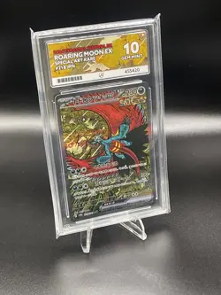 Roaring Moon EX 218/187 Terastal Festival - ACE 10 Gem Mint - pokemon card - Image 2