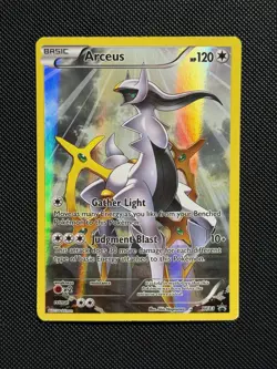 Arceus XY83 Full Art Holo Ultra Rare Pokemon Card Black Star Promo 2015 VLP - Image 1