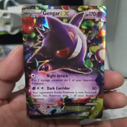Gengar EX - 34/119 - Pokemon Phantom Forces XY Ultra Rare Card NM - Image 1