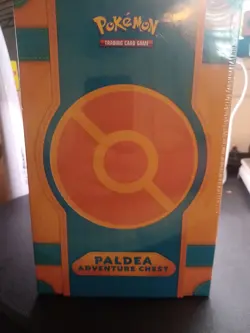 Pokemon TCG: Paldea Adventure Chest- New, Sealed, 7 Foil Cards. 6 Booster Packs - Image 1