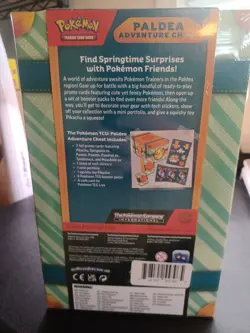 Pokemon TCG: Paldea Adventure Chest- New, Sealed, 7 Foil Cards. 6 Booster Packs - Image 2