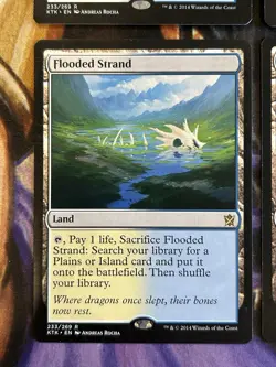 4X Flooded Strand #233 Khans of Tarkir KTK Magic MTG English Playset - NM 🔥 - Image 4