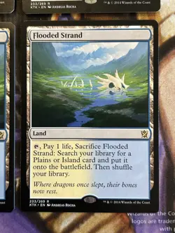 4X Flooded Strand #233 Khans of Tarkir KTK Magic MTG English Playset - NM 🔥 - Image 5