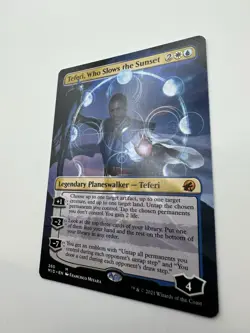 MTG TCG Teferi, Who Slows the Sunset Borderless Innistrad: Midnight Hunt Regular - Image 2