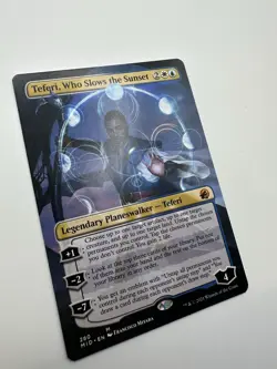 MTG TCG Teferi, Who Slows the Sunset Borderless Innistrad: Midnight Hunt Regular - Image 3