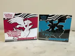 Pokemon Black Bolt and White Flare Elite Trainer Box ETB Set of 2 New Sealed - Image 1