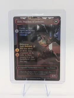 Magic The Gathering Final Fantasy Clive, Ifrit's Dominant Borderless Foil #0385 - Image 2