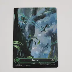 MTG Forrest 0371 (Borderless Galaxy Foil) - Edge Of Eternities (EOE) - NM+/MT - Image 1