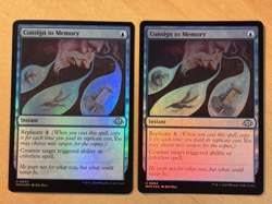 MTG Magic the Gathering 1x Consign to Memory Foil Modern Horizons 3 LP - Image 1