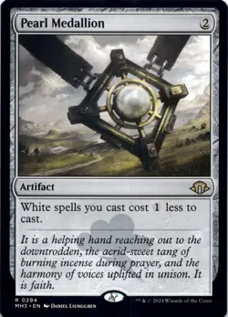 Pearl Medallion Modern Horizons 3 - Magic MTG NM - Image 1