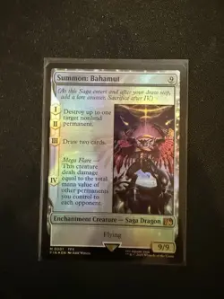 MTG Final Fantasy Summon:Bahamut #0001 Foil - Image 1