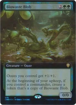 MTG Commander Legends - Biowaste Blob (Extended Art/Foil) - Image 1