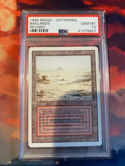 MTG Revised Badlands PSA 10 - Image 1
