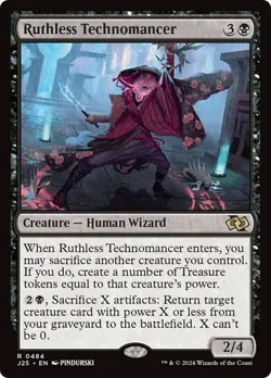 Ruthless Technomancer Foundations Jumpstart MTG Magic The Gathering - Image 1