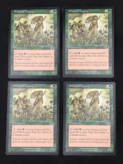 Playset 4x MTG Priest of Titania Urza's Saga Magic the Gathering HP/MP - Image 1