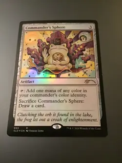MTG Secret Lair #203 Commander's Sphere Foil NM - Image 1