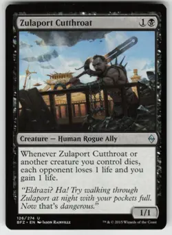 MTG Zulaport Cutthroat U Battle for Zendikar 126 LP - Image 1