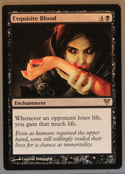 Exquisite Blood - MTG - Avacyn Restored - Magic: The Gathering - Image 1