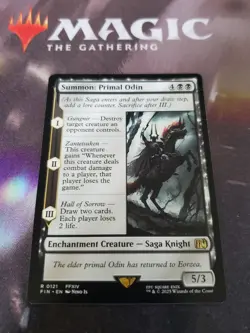 Mtg. Summon: Primal Odin. Final Fantasy. Pack Fresh - Image 1