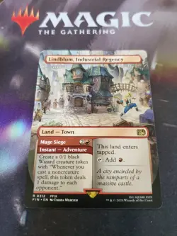 Mtg. Lindblum, Industrial Regency. Borderless. Final Fantasy. Pack Fresh - Image 1