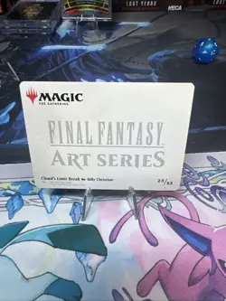 1x Art Series (23/53) Gold Signature - Cloud's Limit Break MTG Final Fantasy NM - Image 4