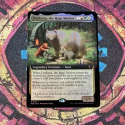 Duskana, the Rage Mother Foil extended art MTG single Murder Karlov Manor 0312 R - Image 1