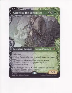 MAGIC THE GATHERING MTG BLOOMBURROW CAMELLIA, THE SEEDMISER SHOWCASE - Image 1
