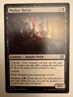 MTG - Markov Baron - The Aftermath NM/M Condition - Image 1