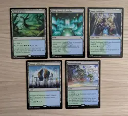 MTG Magic Set of 5 Simic Dual Lands EDH Commander Deck Staples Green Blue Mana - Image 1