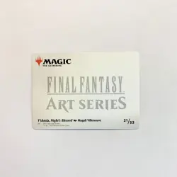 Y'shtola Night's Blessed Art Card 21/53 (Gold Stamp Signature) MTG Final Fantasy - Image 2