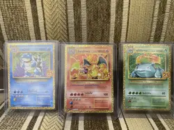 Set of Charizard Blastoise Venusaur Thai POKEMON CARD 25th Anniversary - Image 5